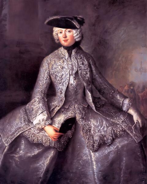 Princess Amalia of Prussia as an Amazon - Antoine Pesne