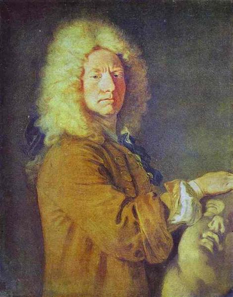 Portrait of M Pater, c.1716 - Антуан Ватто