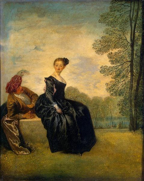 The Capricious Girl, 1718 - Антуан Ватто