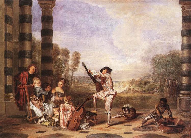 The Charmes of Life, c.1717 - c.1718 - Antoine Watteau