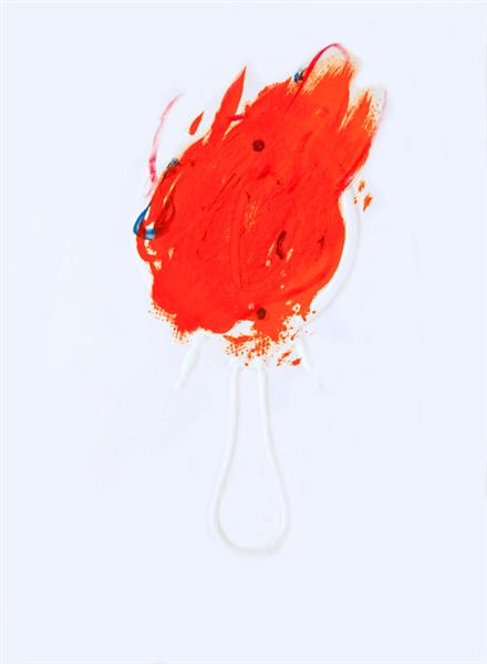 Untitled (Flame and Mirror), 1967 - 安東尼·塔皮埃斯