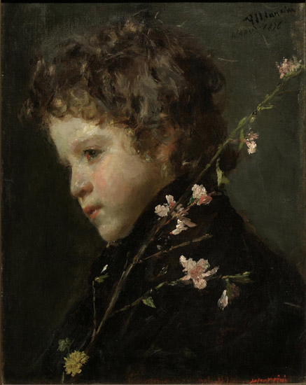 Almond Blossoms, 1876 - Антонио Манчини