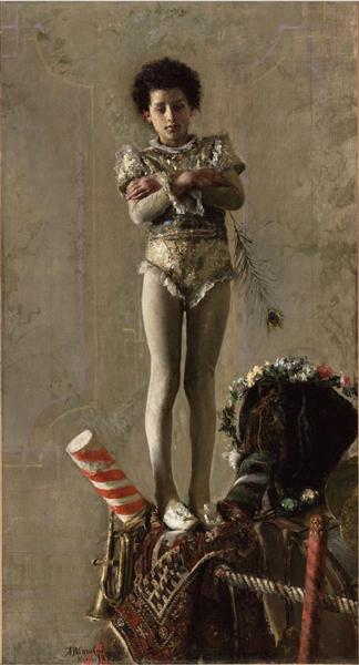 The acrobat, 1879 - Антонио Манчини