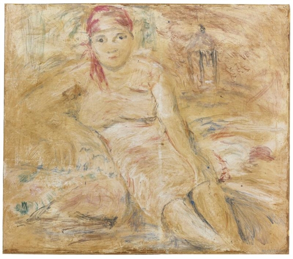 Juanita sentada (descanso), 1933 - Армандо Реверон
