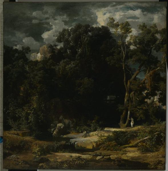 Roman Landscape, 1852 - Арнольд Беклін