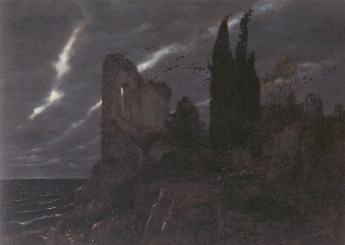 Ruins by the Sea, 1880 - Арнольд Бёклин