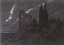 Ruine am Meer - Arnold Böcklin