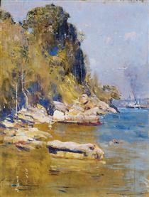 From my camp (Sirius Cove) - Arthur Ernest Streeton