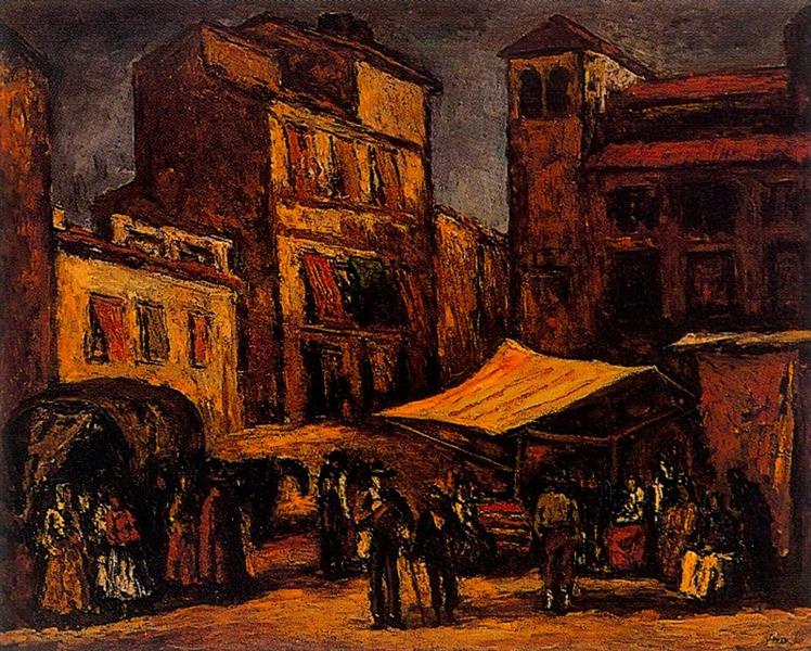 Market of Segovia, 1945 - Артуро Соуто