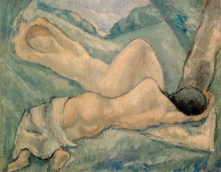 Naked women in a landscape, 1929 - Arturo Souto