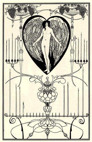The Mirror of Love, 1895 - Обри Бёрдслей