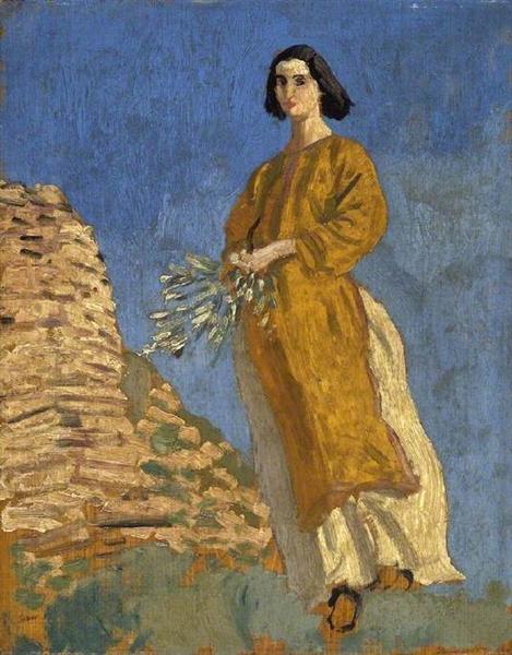 The Yellow Dress, 1912 - Огастес Эдвин Джон