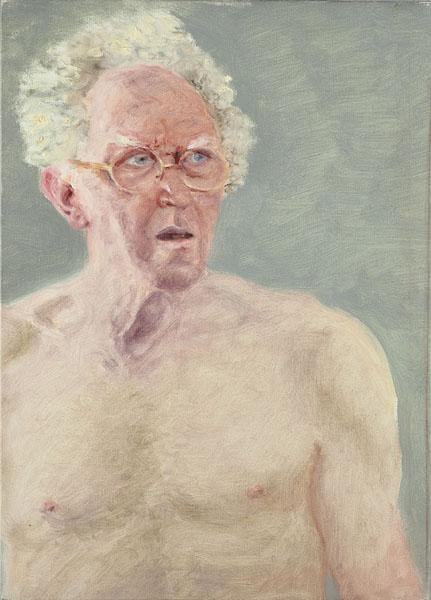 Self-Portrait, Nude Torso, 2002 - Avigdor Arikha