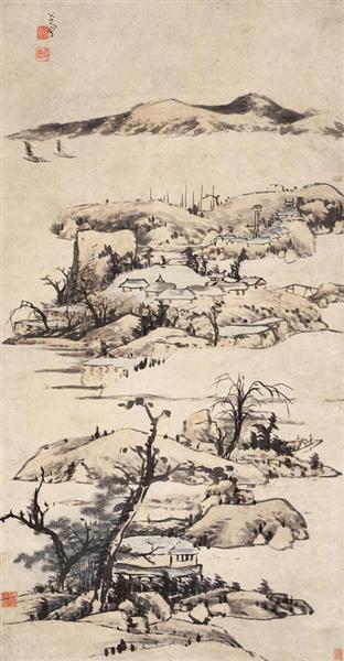 Landscape (Ni Zan Style) - Zhu Da