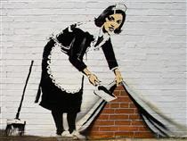 French maid - Banksy