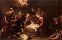 Adoration of the Shepherds - Bartolome Esteban Murillo