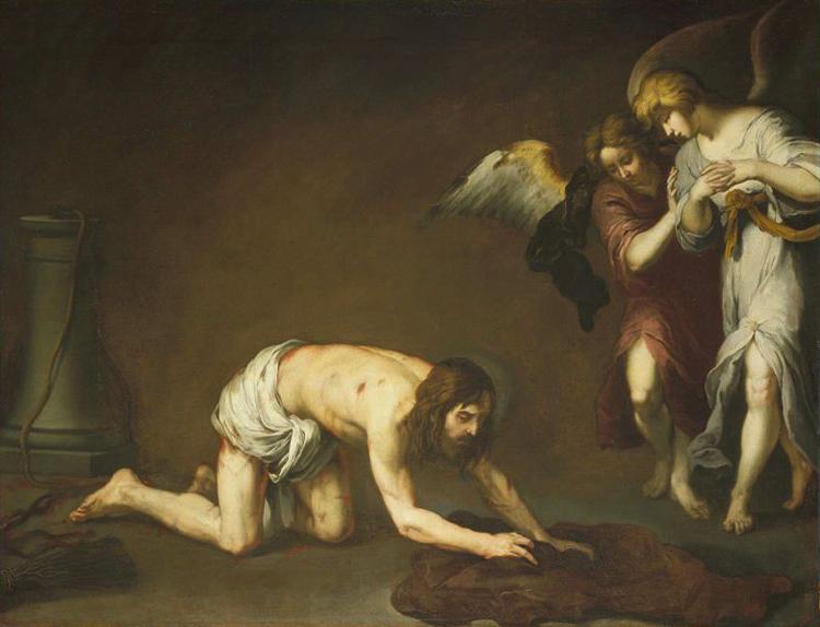 Christ after the Flagellation, 1665 - Бартоломео Естебан Мурільйо