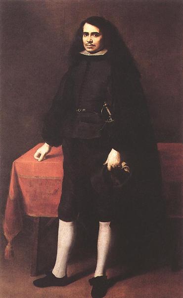 Portrait of a gentleman in a ruff collar, 1670 - Бартоломе Эстебан Мурильо