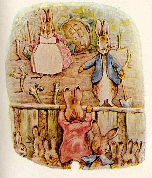 Peter Rabbit - Benjamin and Flopsy Bunny - Beatrix Potter