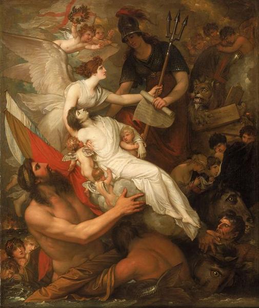 The Immortality of Nelson, 1807 - Benjamin West