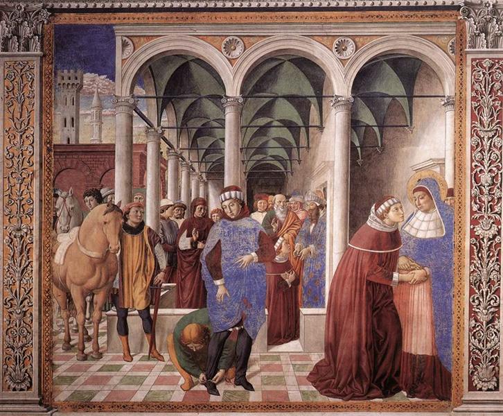 Arrival of St. Augustine in Milan, 1464 - 1465 - 貝諾佐·戈佐利