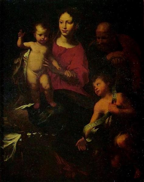 Holy Family with St. John the Baptist, c.1600 - Bernardo Strozzi