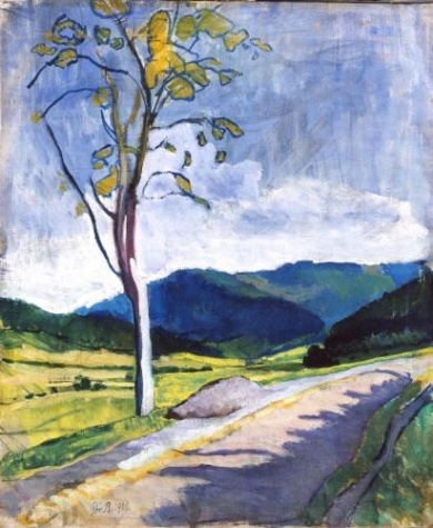 Landscape, 1908 - Bertalan Pór
