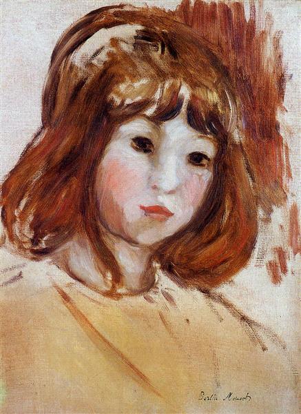 Portrait of a Young Girl, 1870 - 1880 - Берта Моризо