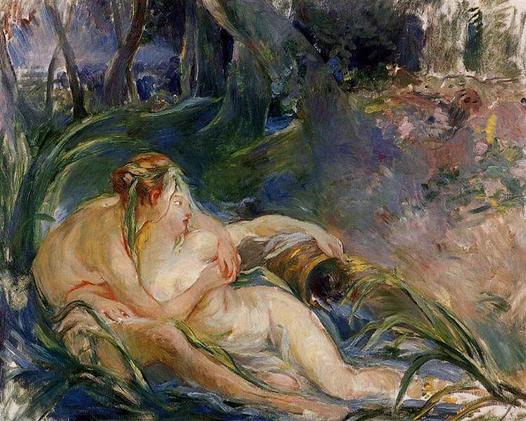 Two Nymphs Embracing, 1892 - Berthe Morisot