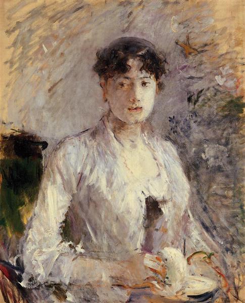 Young Woman in Mauve, 1880 - Berthe Morisot