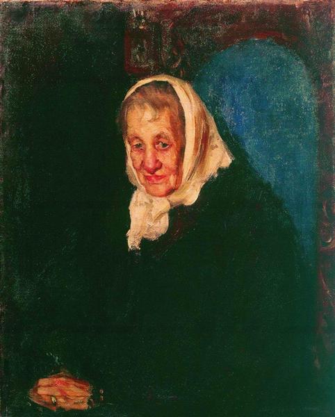 Портрет Юлии Петровны Грек, 1901 - Борис Кустодиев