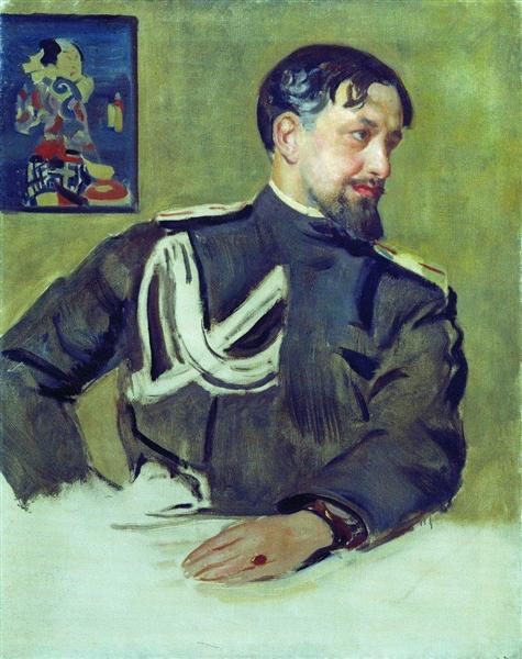 Portrait of N.D. Milioti, 1916 - Boris Michailowitsch Kustodijew