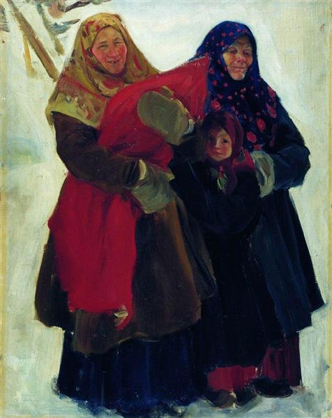 Бабы, 1902 - Борис Кустодиев