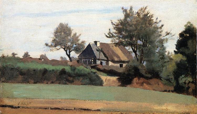 Archicourt, Near Arras, c.1853 - c.1857 - Каміль Коро