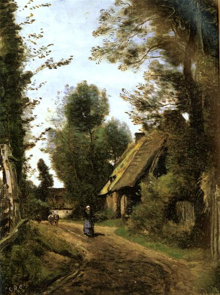 Saint Quentin Des Pres (Oise), near Gournay En Bray - Jean-Baptiste Camille Corot