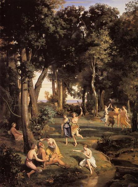 Silenus, 1838 - Camille Corot