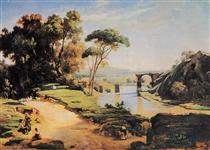 Le Pont de Narni - Jean-Baptiste Camille Corot