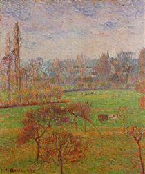 Herbstmorgen in Éragny - Camille Pissarro