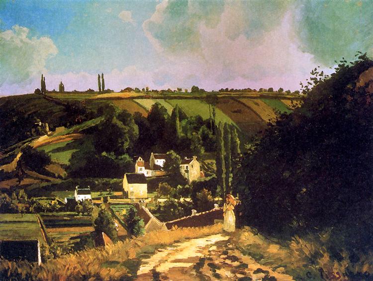 Hill of Jallais at Pontoise - Camille Pissarro