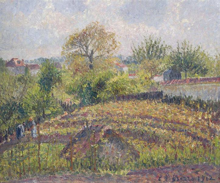 In the Garden, 1902 - Каміль Піссарро