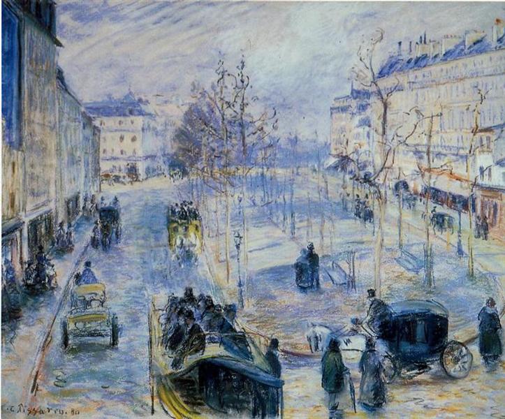 Le Boulevard de Clichy, 1880 - Camille Pissarro