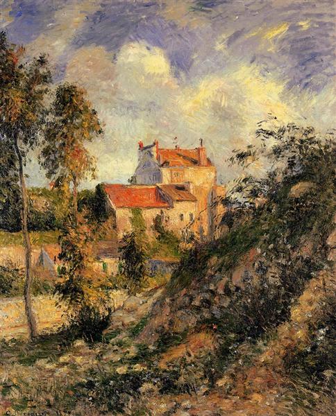 Les mathurins, Pontoise, 1877 - Camille Pissarro