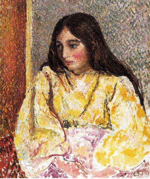 Portrait of Jeanne - Camille Pissarro