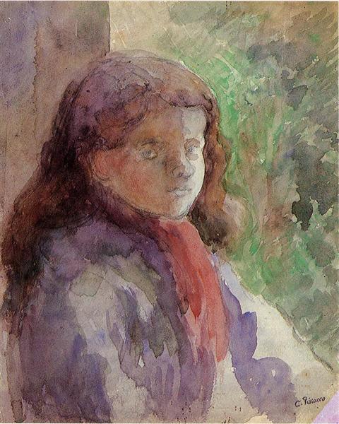 Portrait of the Artist's Son, Ludovic Rudolphe, c.1888 - Camille Pissarro