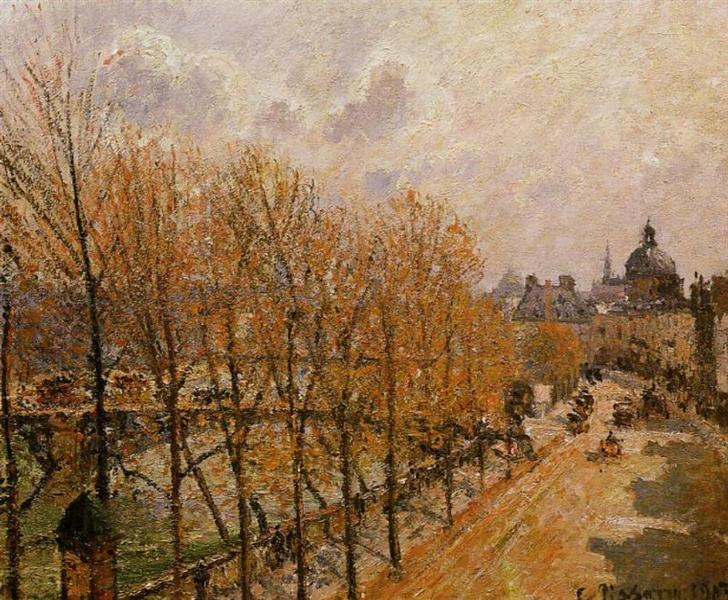 Quai Malaquais, Morning, 1903 - Camille Pissarro