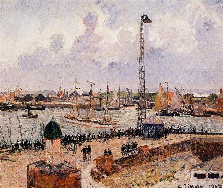 The Inner Harbor, Havre, 1903 - Каміль Піссарро