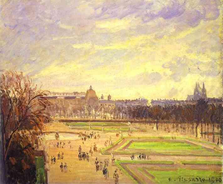 The Tuileries Gardens 2, 1900 - Камиль Писсарро