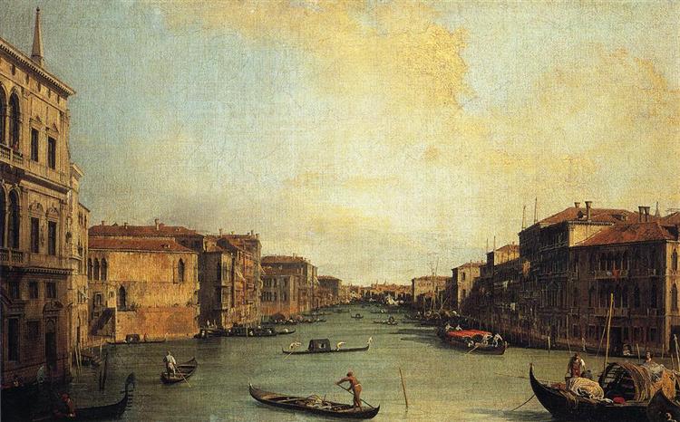 Grand Canal from the Palazzo Balbi - Giovanni Antonio Canal