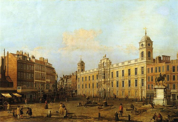 Londres : Northumberland House, 1752 - Canaletto