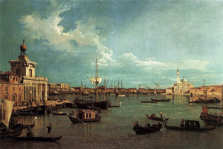 Venice: The Basin from the Giudecca, c.1740 - 加纳莱托